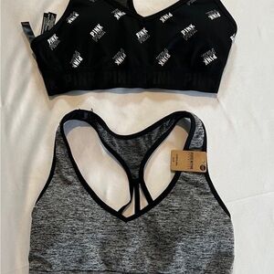 New Victoria's Secret PINK sport bra set size Small